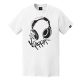 Pepper tee headphone white (2XL)