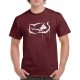 Pepper tee graffhead maroon (Large)